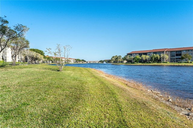 property view of water