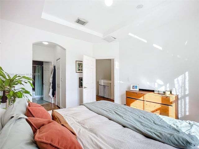 bedroom with a closet