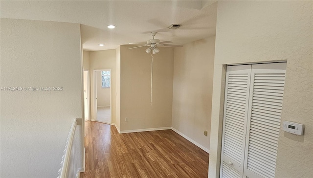 interior space featuring hardwood / wood-style floors