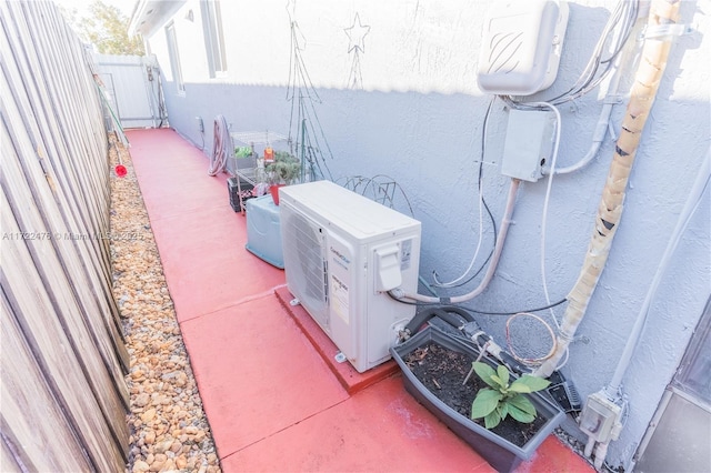 view of dock featuring ac unit