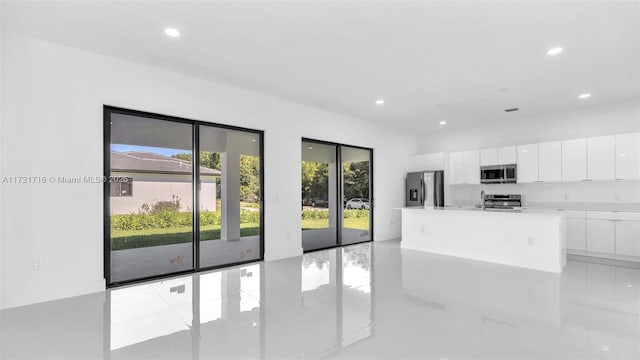 view of unfurnished living room