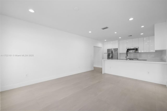 view of unfurnished living room