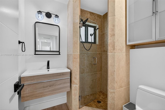 1511 SW 30th Pl, Fort Lauderdale, FL 33315 - bathroom with a stall shower and vanity