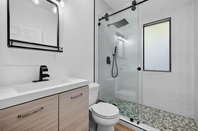 1511 SW 30th Pl, Fort Lauderdale, FL 33315 - full bathroom featuring a stall shower and vanity