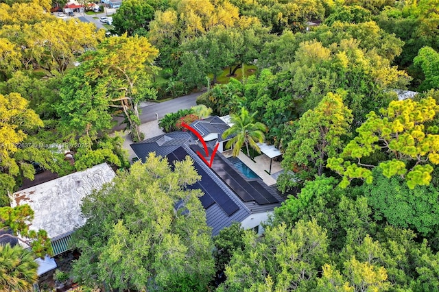 1511 SW 30th Pl, Fort Lauderdale, FL 33315 - aerial view of property and surrounding area with a forest