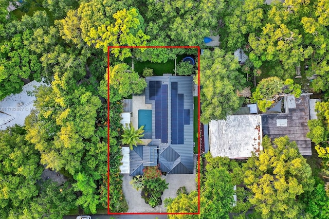 1511 SW 30th Pl, Fort Lauderdale, FL 33315 - aerial overview of property's location featuring property boundaries highlighted