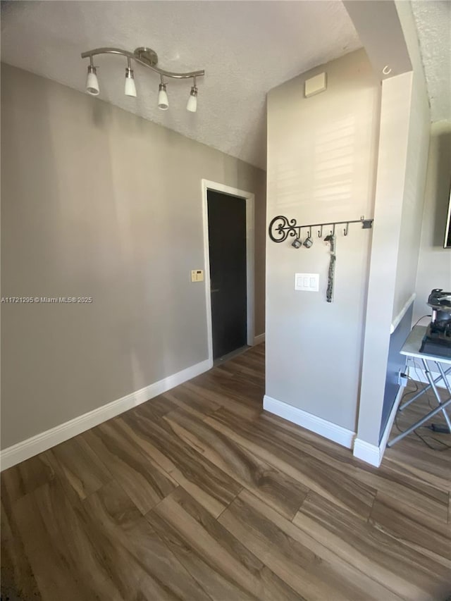 interior space featuring wood-type flooring