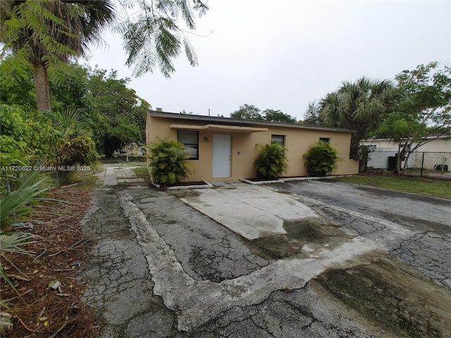 view of ranch-style house