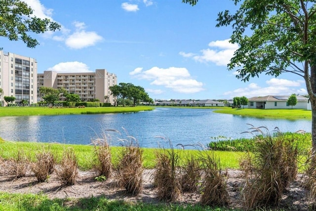 view of water feature