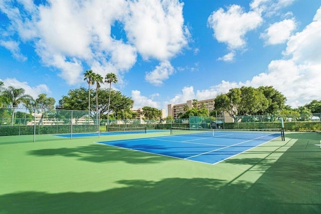 view of sport court