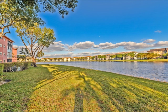 property view of water