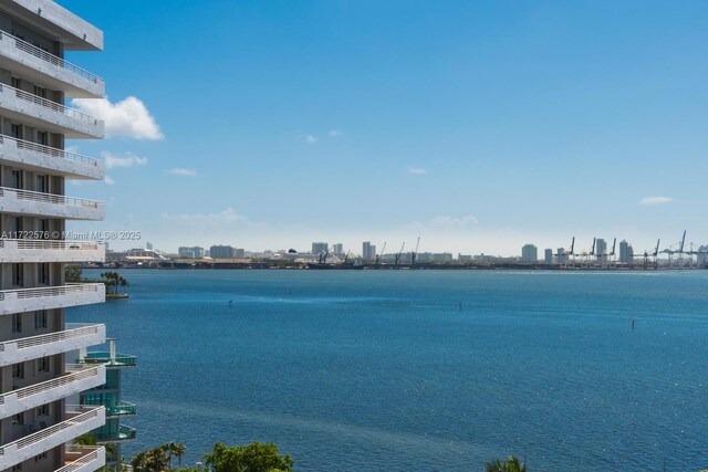 1408 Brickell Bay Dr Unit 1116, Miami, FL 33131 - water view featuring city skyline