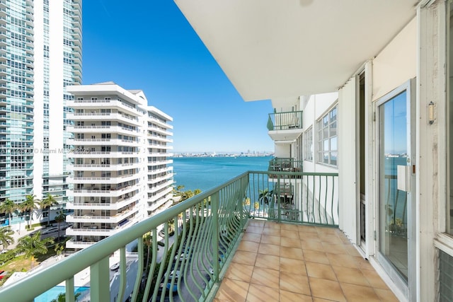 1408 Brickell Bay Dr Unit 1116, Miami, FL 33131 - balcony with a water view