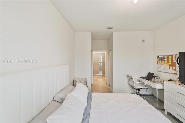 view of tiled bedroom