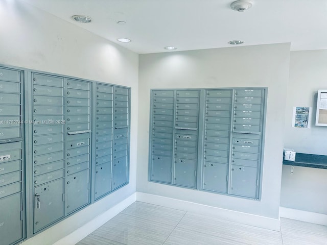view of community featuring mail area