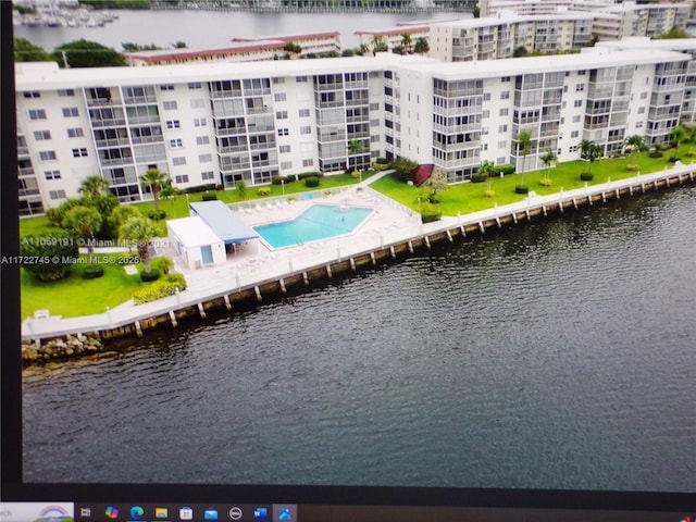 3010 Marcos Dr Unit R412, Aventura, FL 33160 - drone / aerial view featuring a water view