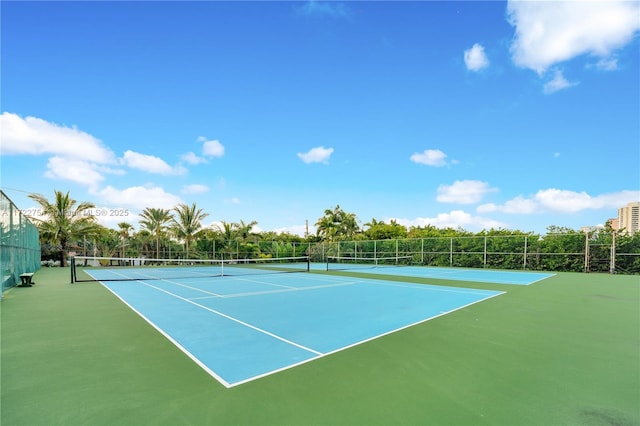 view of sport court featuring basketball court