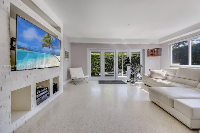 view of unfurnished living room