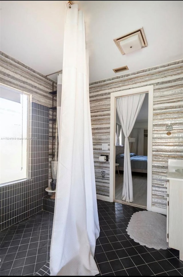 bathroom featuring tile patterned floors