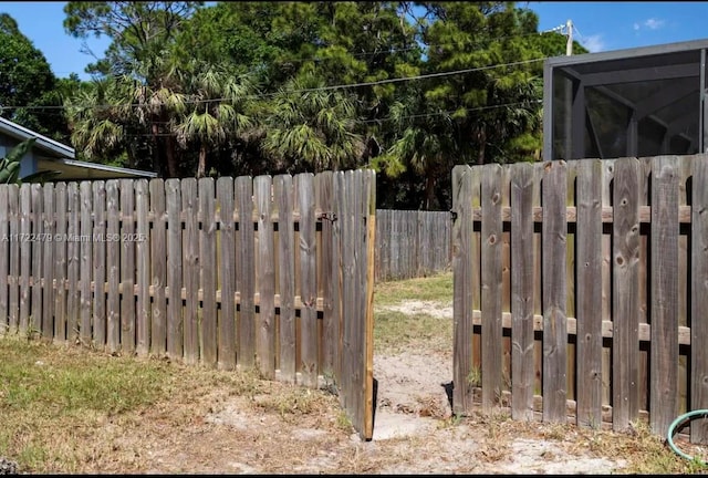 view of gate