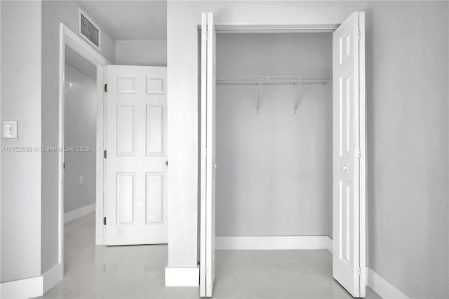 view of closet