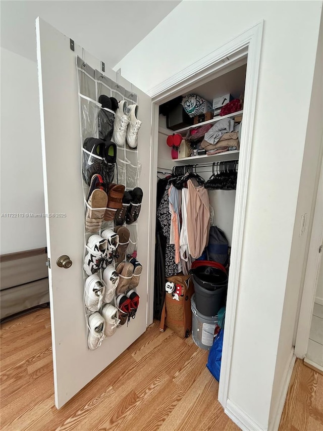 view of closet