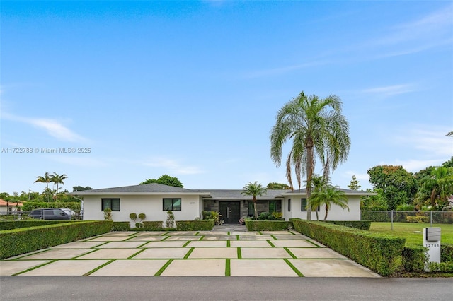 view of ranch-style home