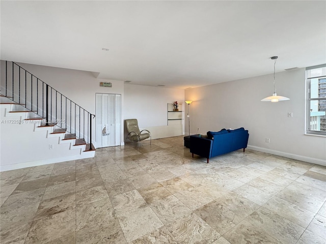 view of unfurnished living room