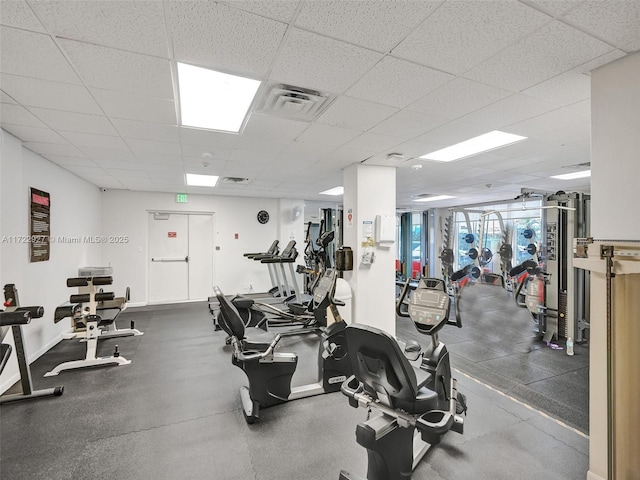 view of exercise room