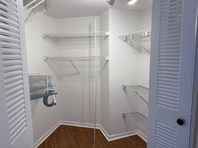 3300 NE 192nd St Unit 918, Aventura, FL 33180 - walk in closet featuring wood finished floors