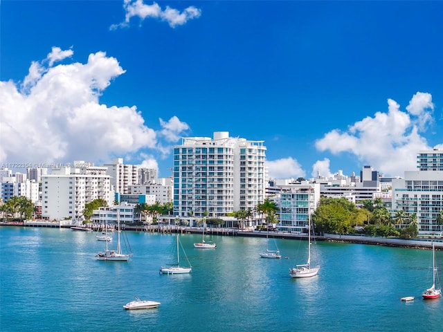 1445 16th St Unit 703, Miami Beach, FL 33139 - property view of water featuring a view of city