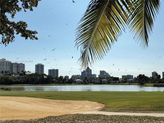 property view of water