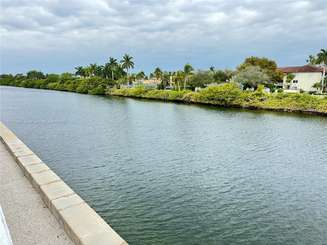 view of water feature