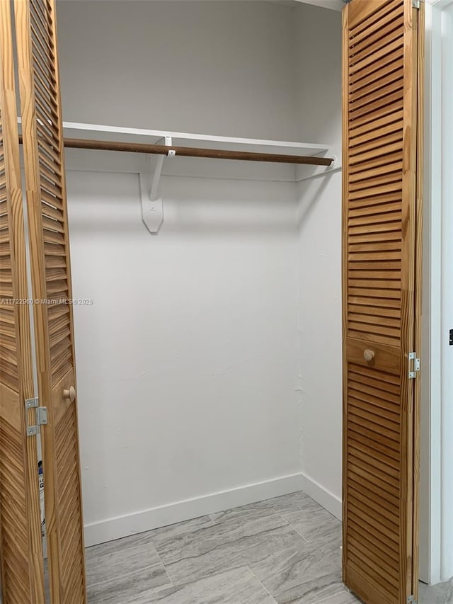 view of closet