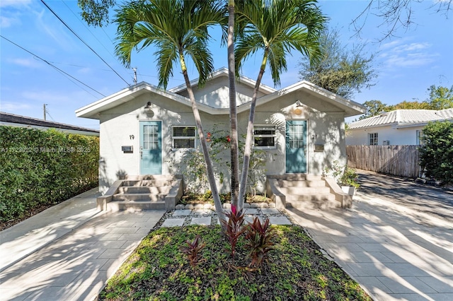 view of bungalow