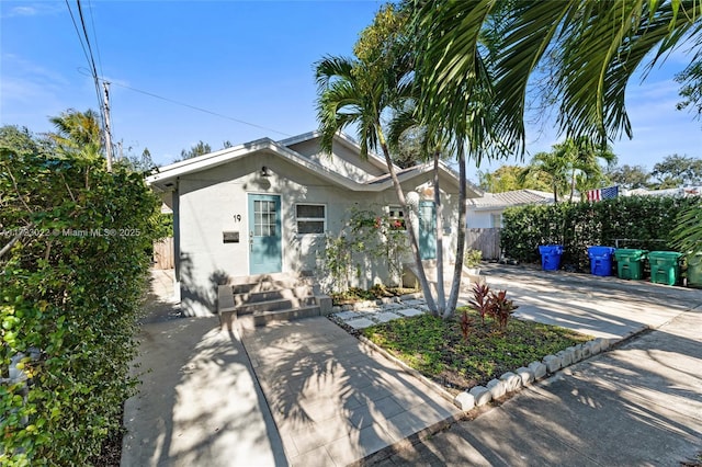 view of bungalow