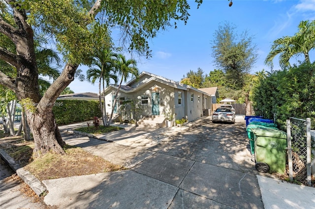 view of front of home