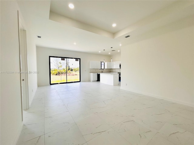 view of unfurnished living room