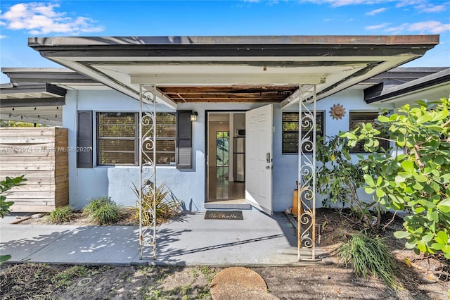 view of entrance to property