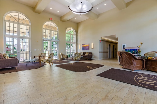 view of community lobby