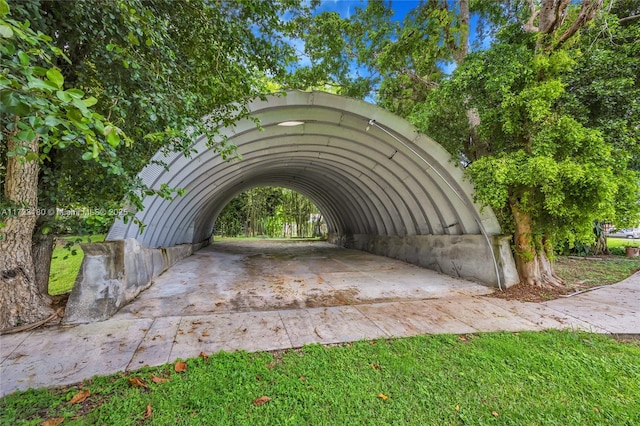 view of car parking