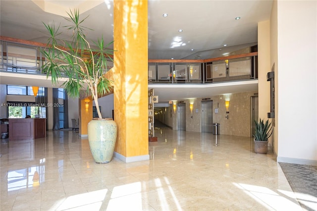 view of community lobby