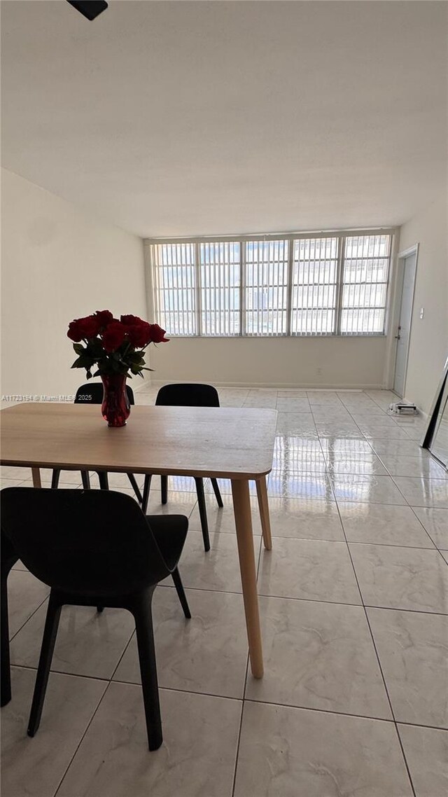 view of dining room