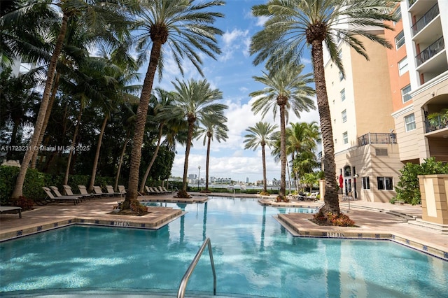 view of swimming pool