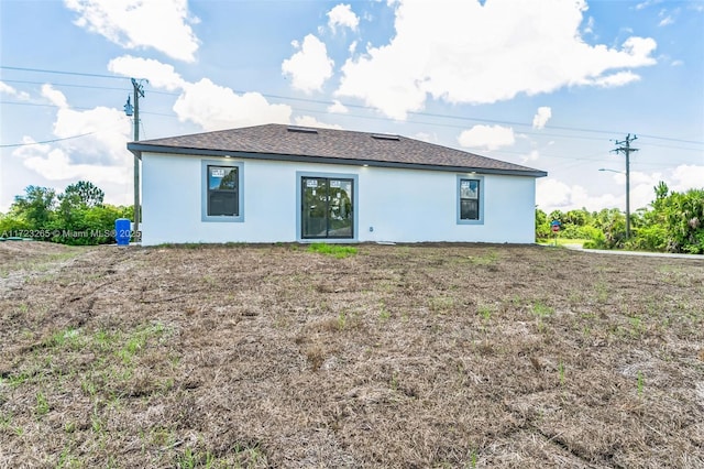 view of back of property