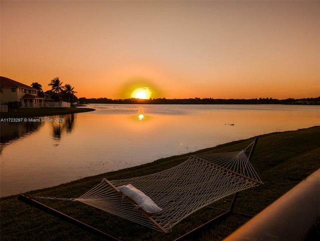 property view of water