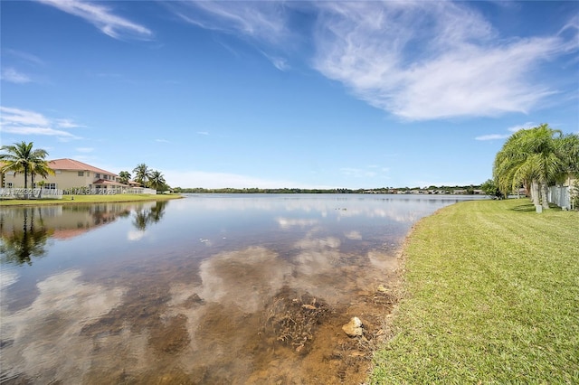 property view of water