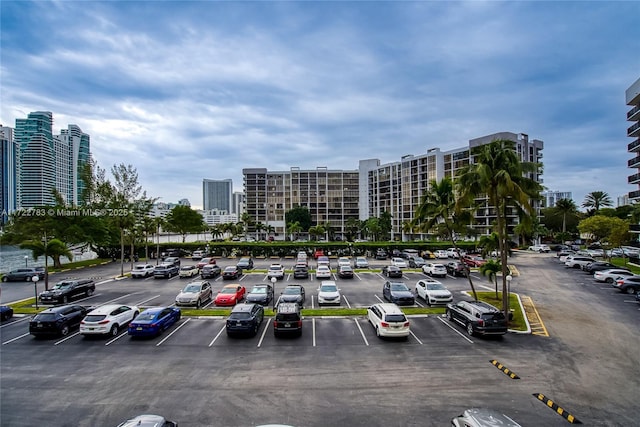 view of vehicle parking