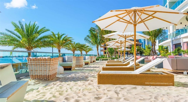 2900 NE 7th Ave Unit 908, Miami, FL 33137 - patio / terrace with an outdoor hangout area