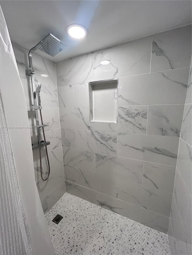 bathroom with walk in shower